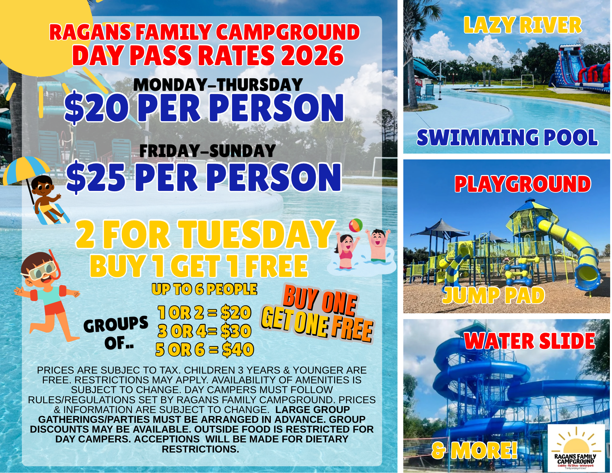 day pass rates